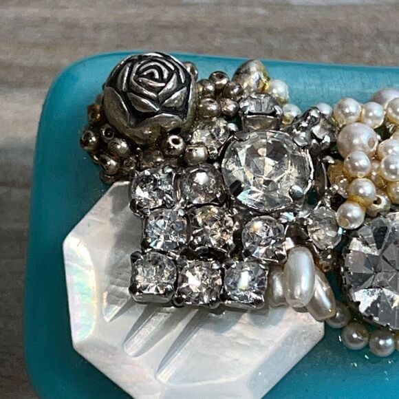 Custom Belt Buckle From Vintage/Antique Jewelry main image 4